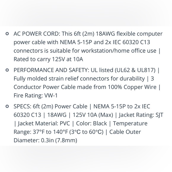 6 ft Y Computer Cables StarTech.com - Picture 10 of 11
